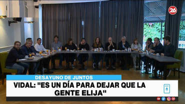 Candidatos de Juntos por el Cambio compartieron el desayuno encabezado por Vidal y Rodríguez Larreta