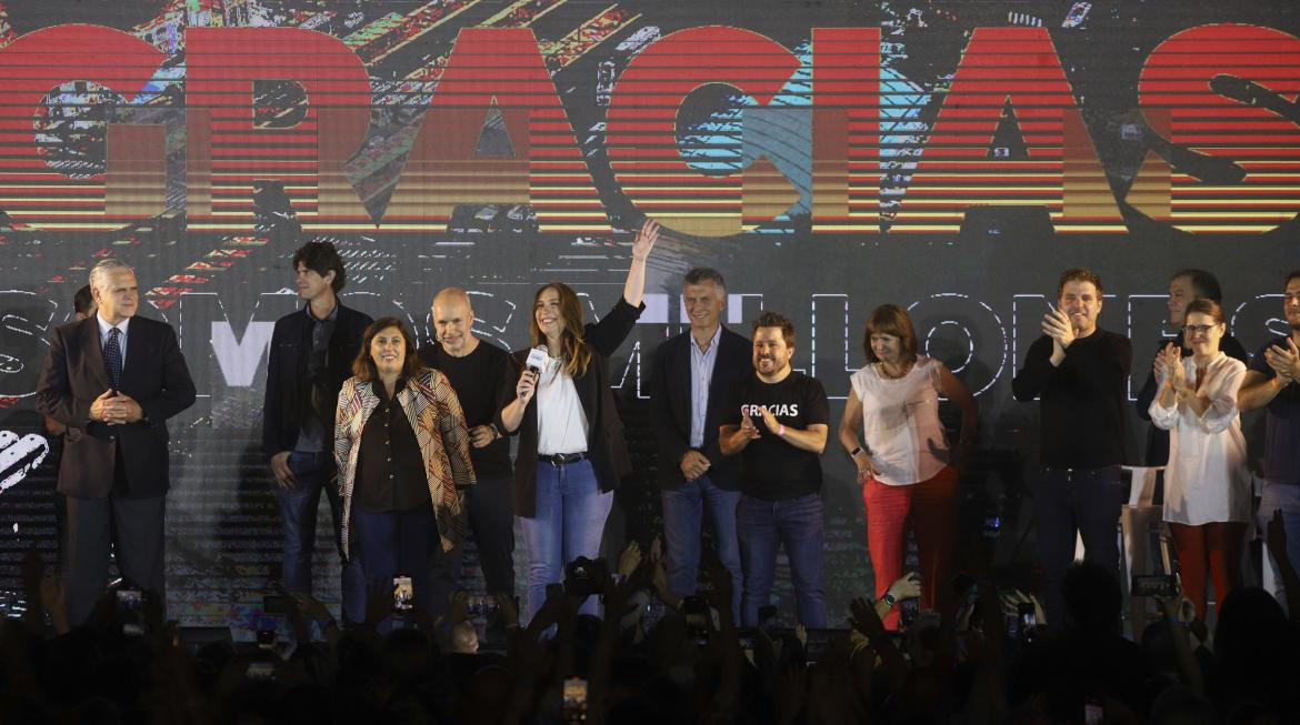 Festejo de Juntos por el Cambio tras Elecciones 2021, AGENCIA NA