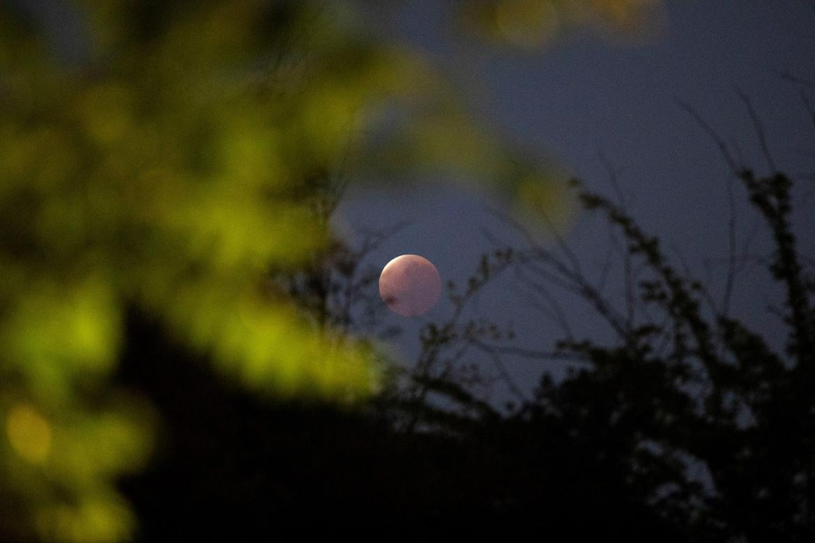 Eclipse Lunar desde Chile. Reuters.