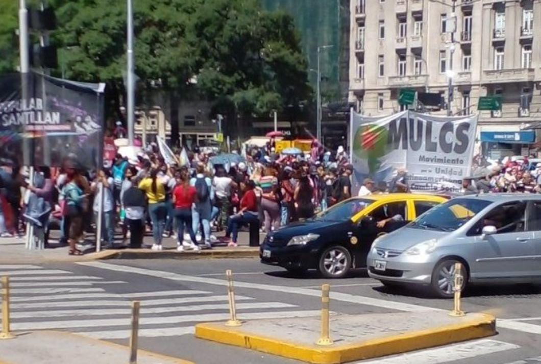 Protesta en Centro Porteño, NA