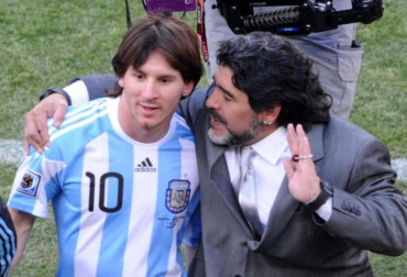 Messi, a un año de la muerte de Maradona: 