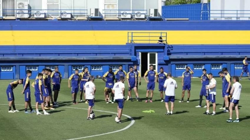 Reunión de Sebastián Battaglia con los jugadores de Boca, AGENCIA NA