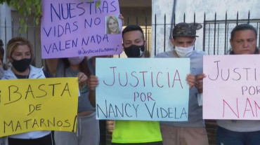 Crimen de Nancy Videla: familiares y amigos marcharon para pedir justicia