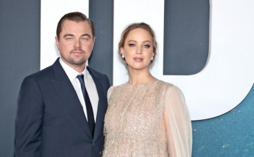 Leonardo DiCaprio y Jennifer Lawrence presentaron 