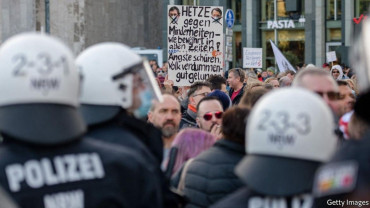 Escándalo en Alemania: grupos antivacuna amenazaron de muerte a políticos