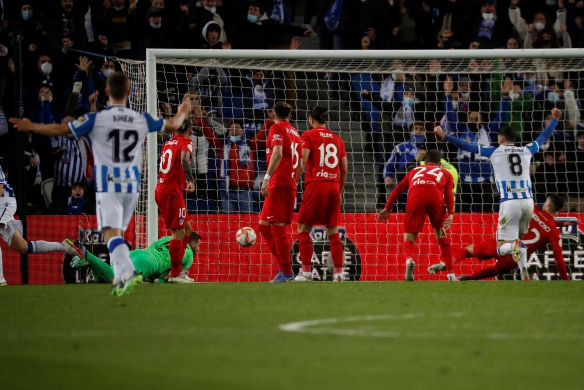 Derrota del Atlético Madrid ante la Real Sociedad por la Copa del Rey, AGENCIA EFE