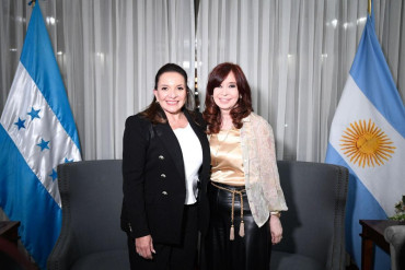 Cristina Kirchner mantuvo reuniones con Xiomara Castro y la expresidenta brasileña, Dilma Rousseff