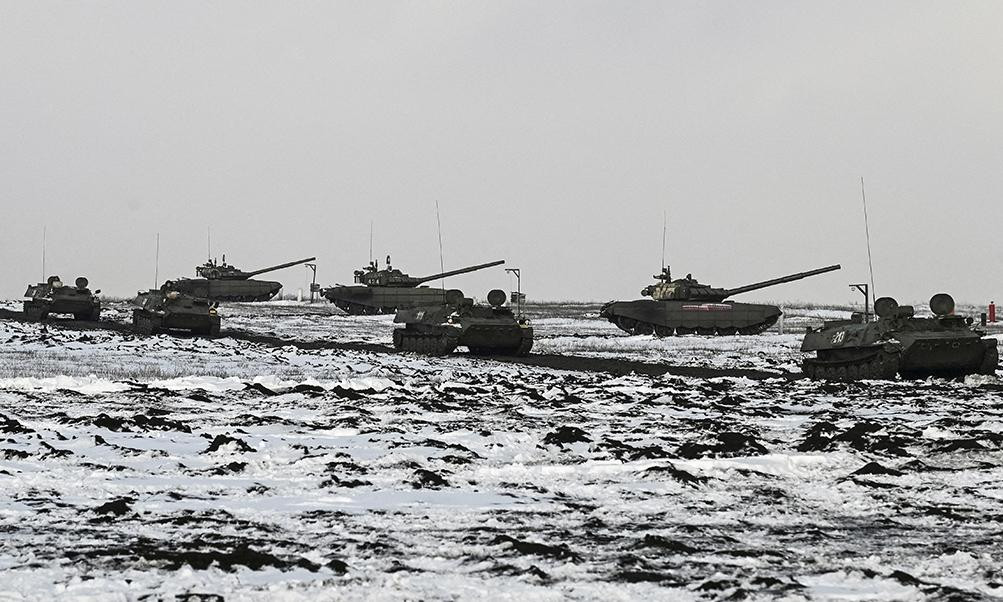 Conflicto entre Rusia y Ucrania, tanques de guerra rusos, Reuters