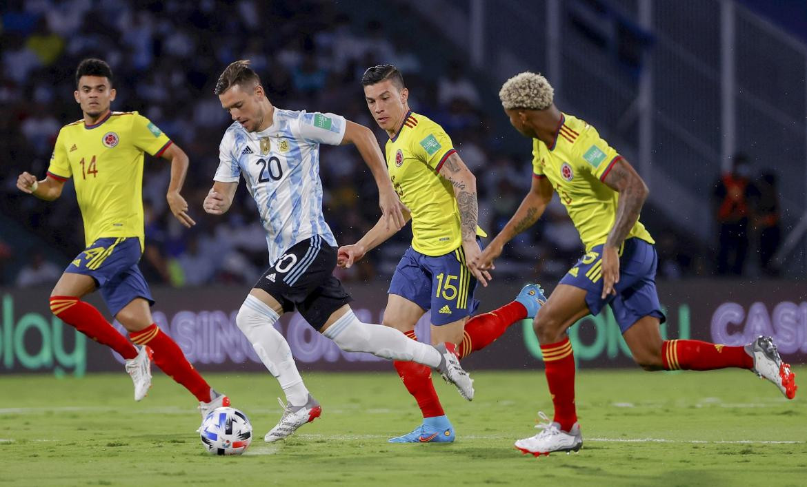 Argentina vs Colombia, Eliminatorias, foto NA