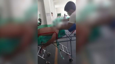 VIDEO: dramático ingreso de hombre intoxicado con cocaína envenenada a un hospital