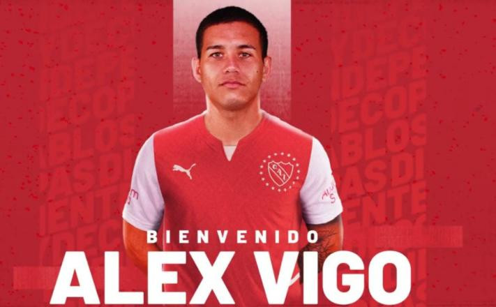 Alex Vigo, Independiente, foto NA
