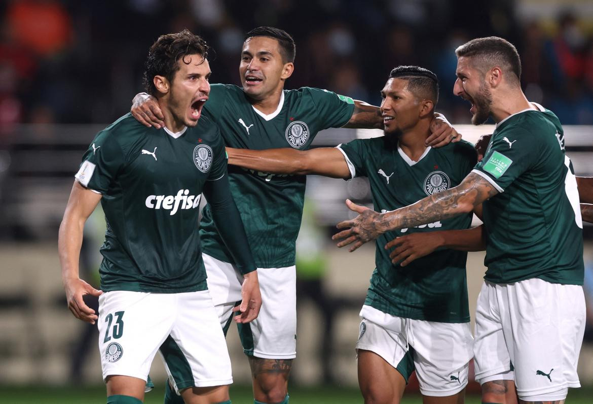 Festejo de Palmeiras en el Mundial de Clubes, REUTERS
