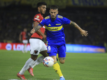 Con gol de Benedetto en su regreso, Boca y Colón igualaron en La Bombonera