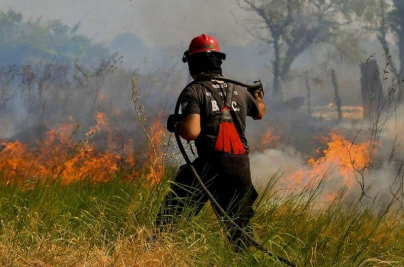 Incendios en Corrientes, foto NA