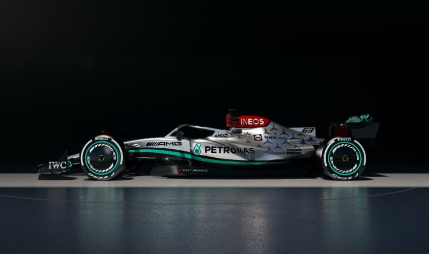 Modelo de Mercedes para la temporada 2022