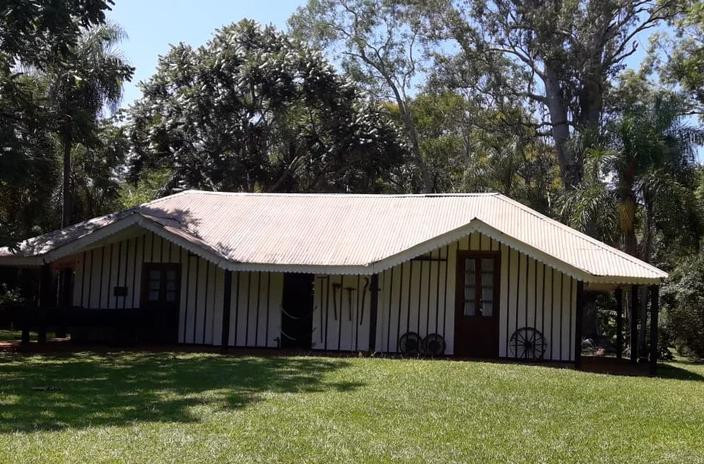 La casa que Quiroga construyó en el Alto Paraná