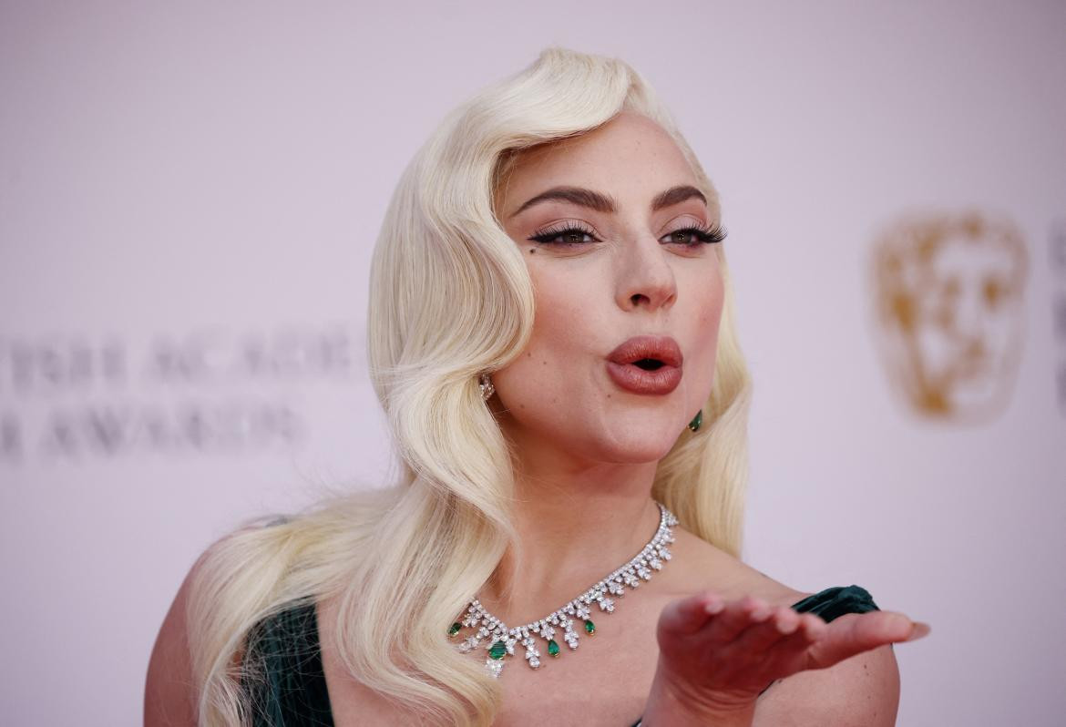 Lady Gaga en la 75 entrega de los BAFTA, Reuters