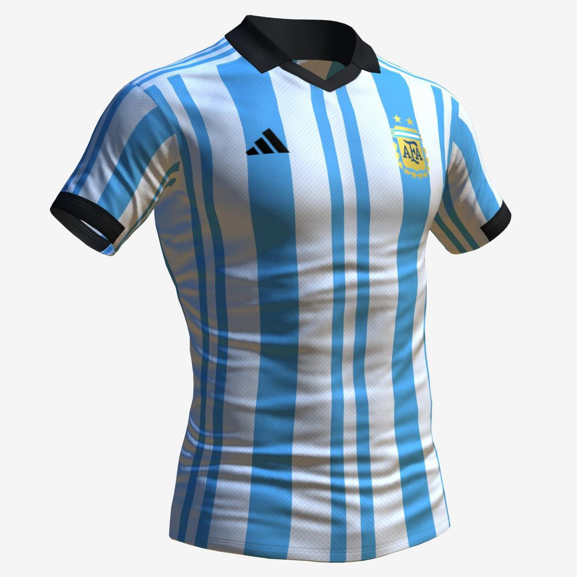 Camiseta selección argentina Mundial Qatar 2022.