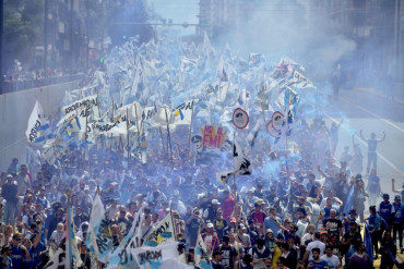 Día de la Memoria: con Máximo Kirchner a la cabeza, La Cámpora marchó a Plaza de Mayo