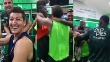 VIDEO: Deportivo Cali, con Teo Gutiérrez a la cabeza, festejó porque jugará en el grupo de la Copa Libertadores con Boca