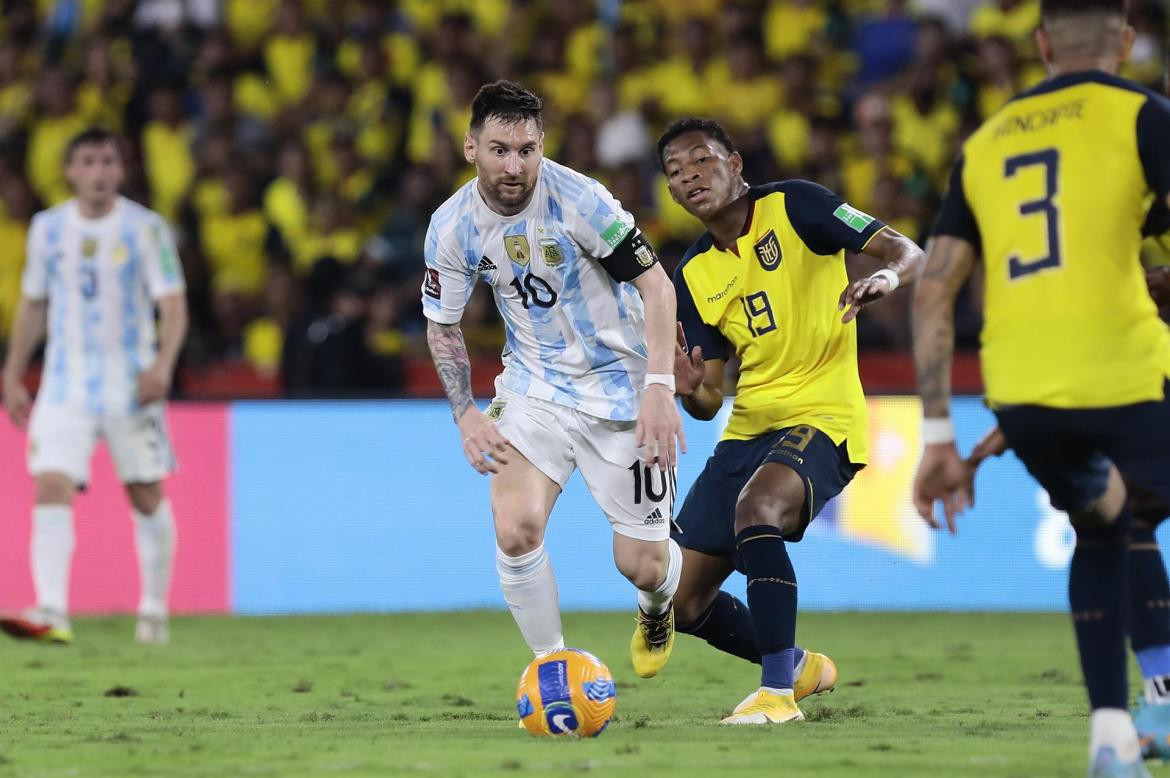 Ecuador vs Argentina, Eliminatorias, EFE	