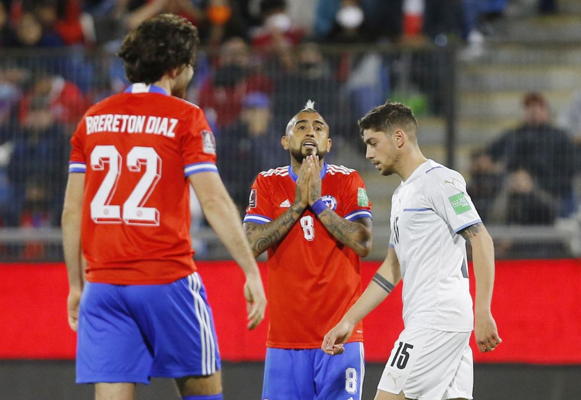 Chile vs Uruguay, Eliminatorias, Reuters