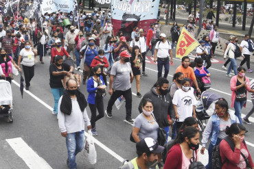 Movimientos sociales anunciaron que marcharán durante tres días con fuertes reclamos al Gobierno