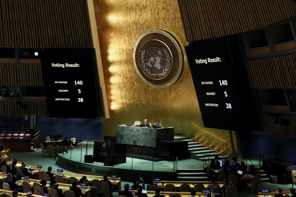 ONU, votación contra Rusia por guerra en Ucrania, Reuters