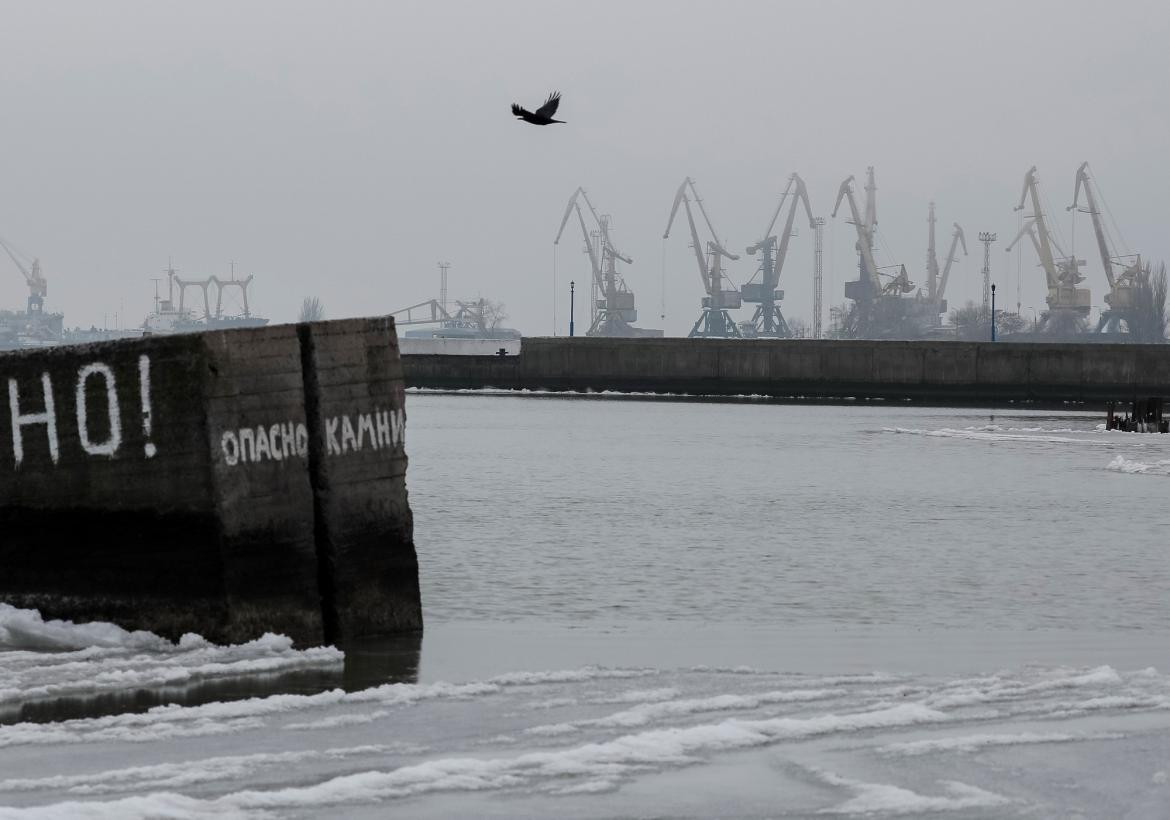 Puerto de Mariupo, Ucrania.