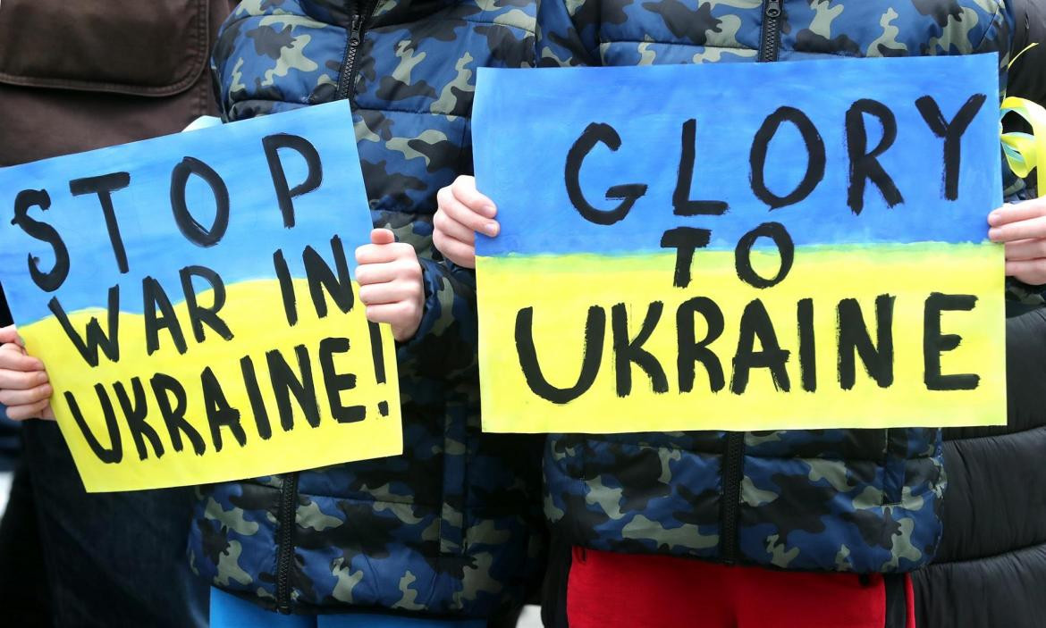 Protestas por la Guerra en Ucrania. EFE