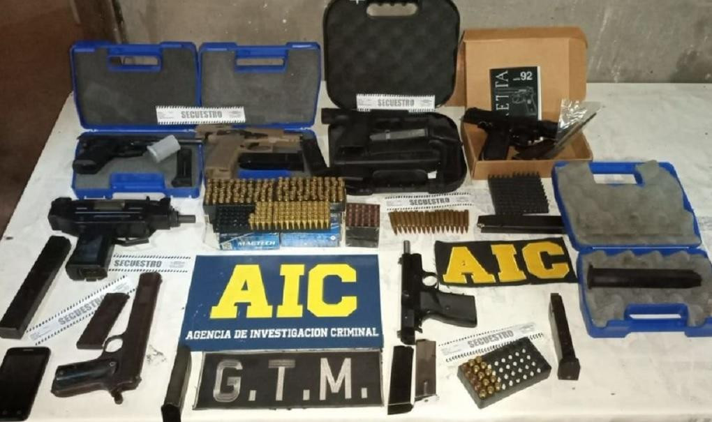 Armas incautadas en Rosario, operativo policial, NA