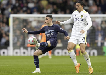 El Manchester City goleó al Leeds en un partido clave por el título de Premier League