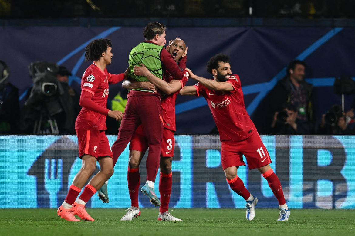 Champions League, Villarreal vs. Liverpool. Foto: AFP.