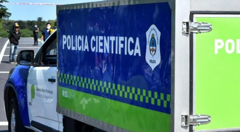 Policía científica de Mar del Plata. Foto: NA.