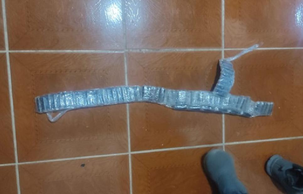 Cocaína encontrada en un micro de Salta. Foto: Gendarmería.