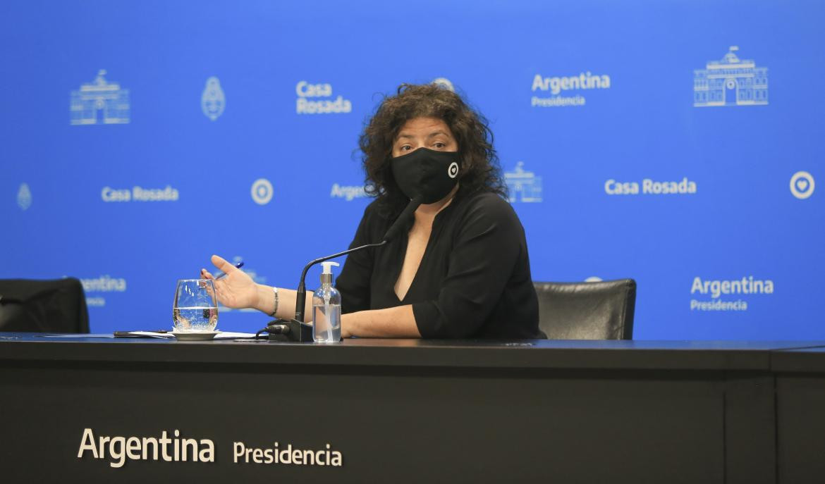 Carla Vizzotti, ministra de Salud, Gobierno, NA