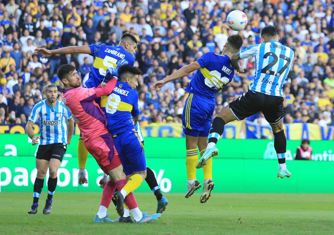 Boca vs Racing, Copa de la Liga. Foto: NA.