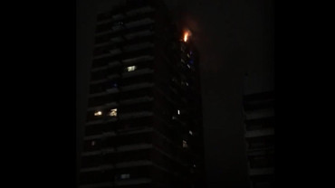 VIDEO de incendio en edificio de Belgrano: un muerto y tres heridos, entre ellos Felipe Pettinato