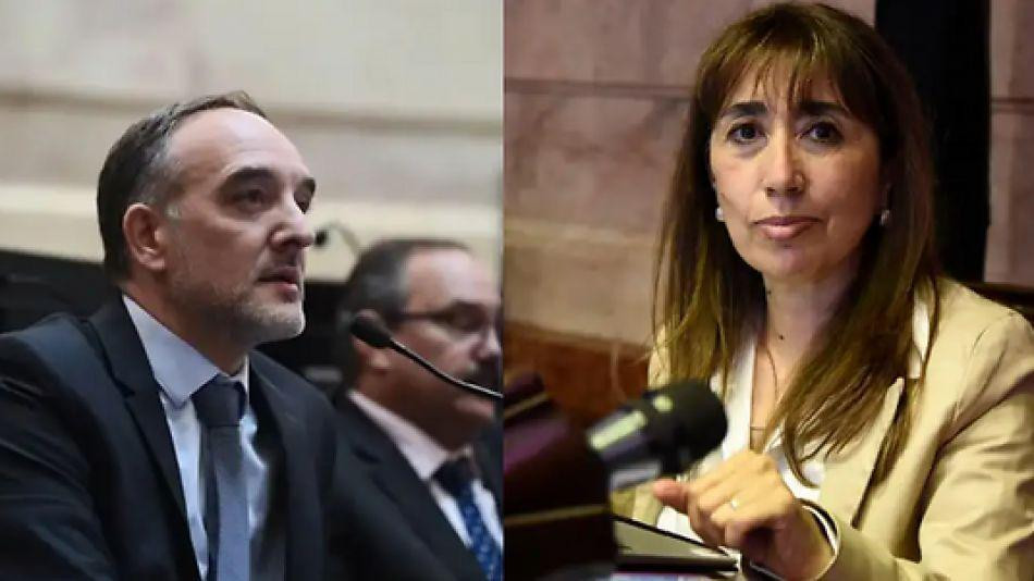 Martín Doñate y Roxana Reyes, Consejo de la Magistratura. Fotos: NA.