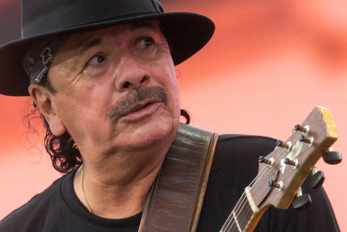 Carlos Santana, músico. Foto: Reuters.