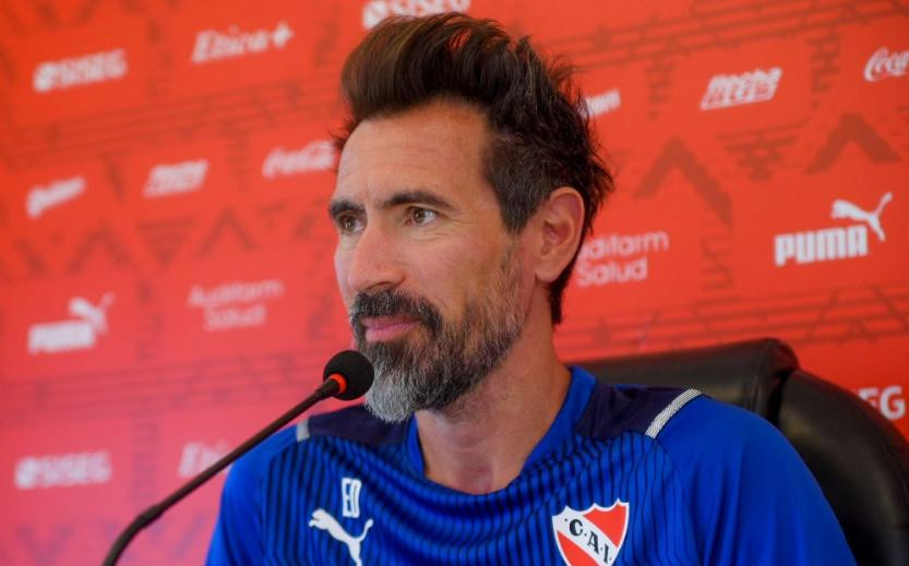 Eduardo Domínguez, técnico de Independiente. Foto: NA.