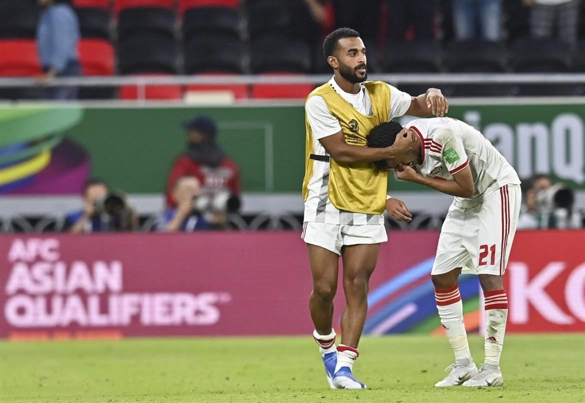 Australia vs Emiratos Árabes, eliminatorias Qatar 2022. Foto: EFE.