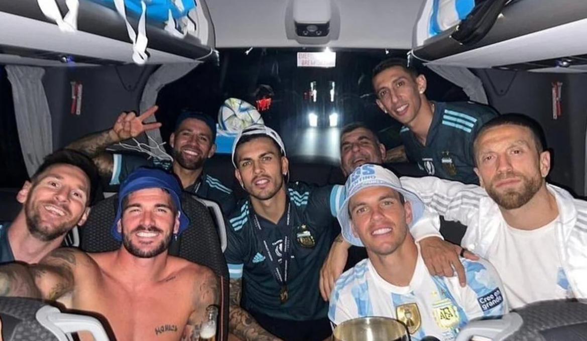 Selección argentina. Foto: @leoparedes20.