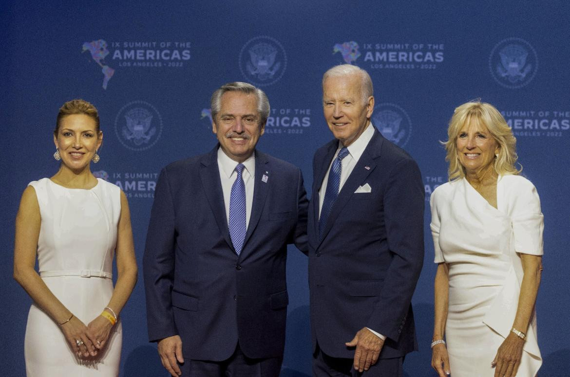 Alberto Fernández y Joe Biden, Cumbre de las Américas, NA	