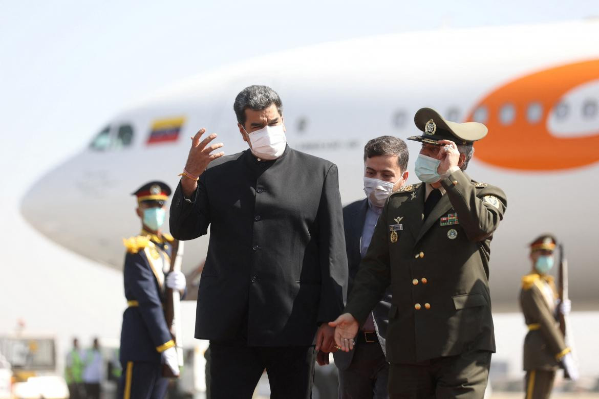 Nicolás Maduro en Irán. Foto: REUTERS.