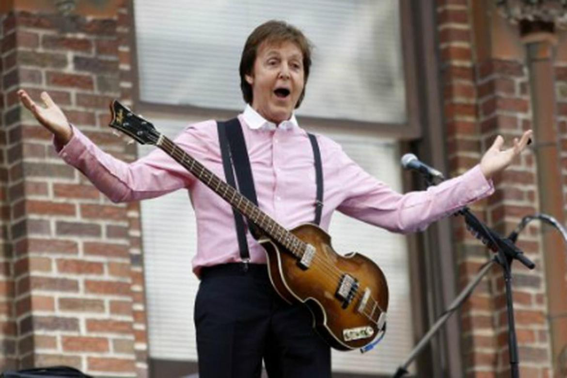 Paul McCartney, músico. Foto: Reuters.