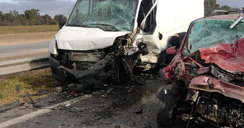 Choque frontal en la Autopista: un muerto y desvío del tránsito. Foto: Infocañuelas