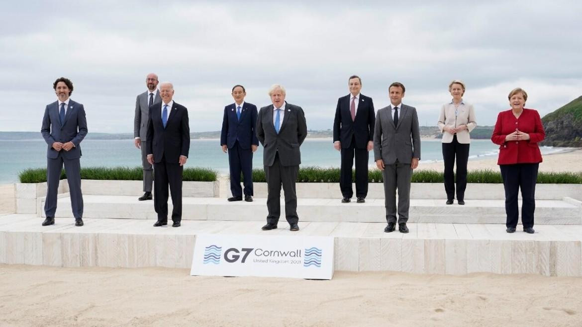 Reunión del G7. Foto: EFE.
