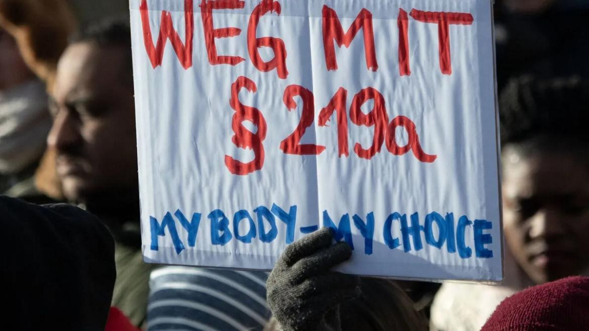 Marcha a favor del aborto en Alemania. Foto: EFE.