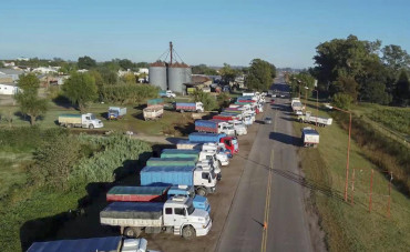 Paro de transportistas en Rosario: el ingreso de camiones cayó un 80%